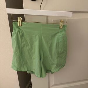 Lululemon Athletica Mint Green Athletic Shorts